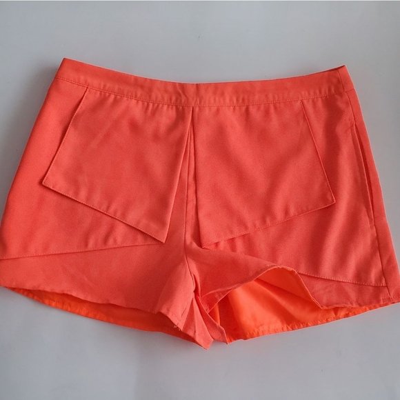 Missguided Women's Orange Layered Shorts, US 6 - Picture 1 of 7